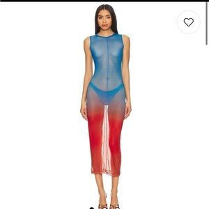 HAIGHT Taiane Dress in Ombre Pattern